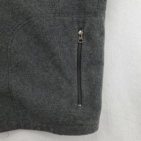 AMERICAN OUTPOST Vest Men's Full Zip Mock Neck Fleece Sleeveless Gray Large - Picture 5 of 10